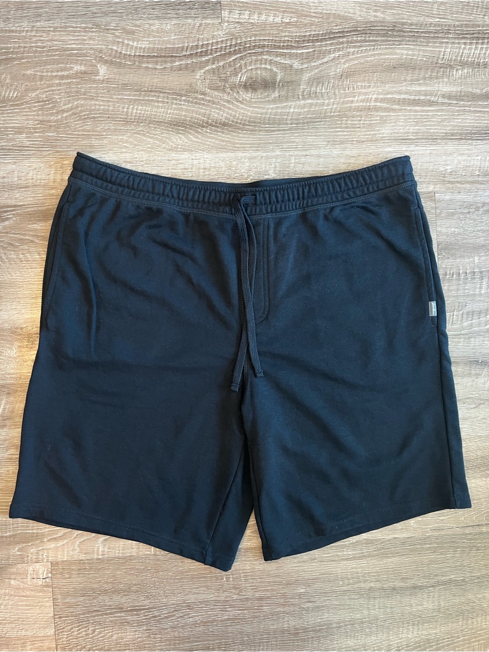 Eddie Bauer Men’s XL Black Lounge Shorts Elastic Waist Cotton Blend